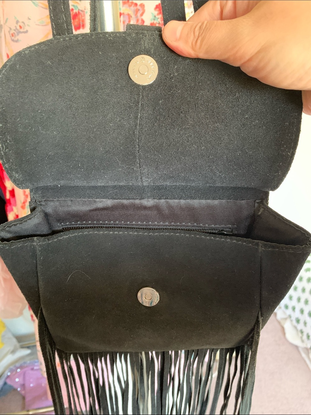ASOS Real Leather Suede Backpack - Picture 4 of 5